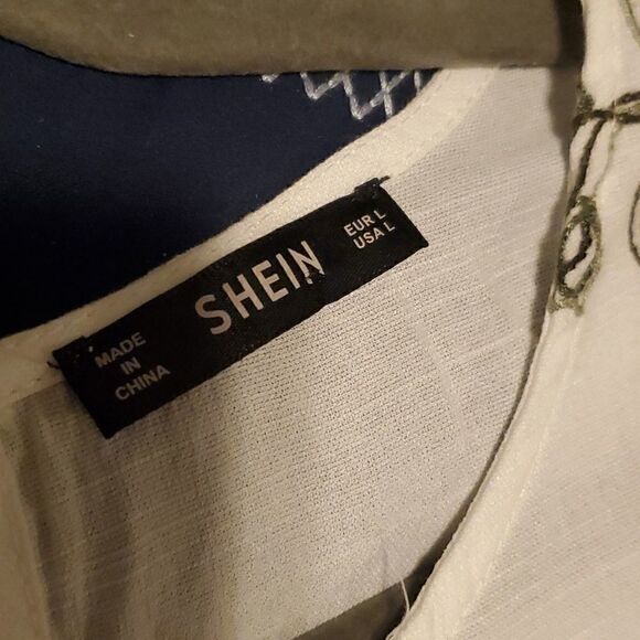 Nwot, Shein large top, floral peplum blouse - Picture 6 of 10